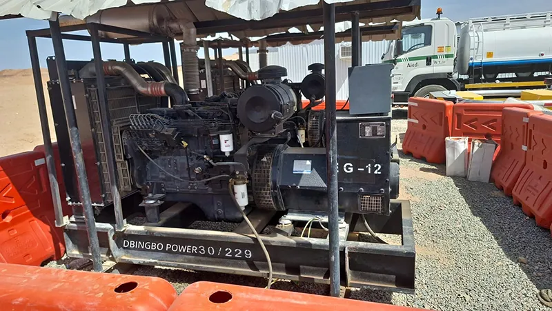 Grupo electrógeno diésel para la construcción