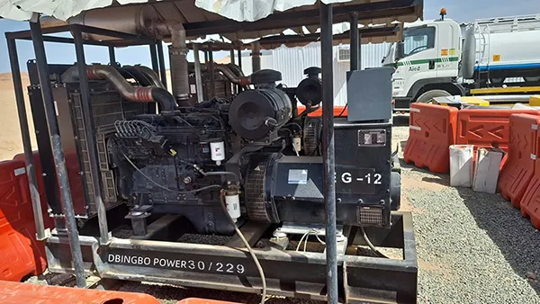 Grupo electrógeno diésel para la construcción
