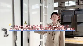 ¿Sabías esta información?, los generadores diésel silenciosos pueden reducir el ruido hasta en un 80 %.