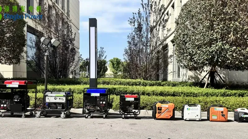 Torres de iluminación con generador 5kW