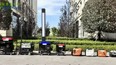 Torres de iluminación con generador 5kW