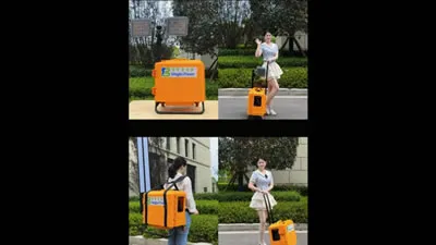 Equipo de iluminación móvil con generador 700W